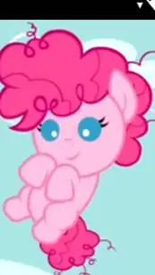 ai character: Baby Pinkie pie background