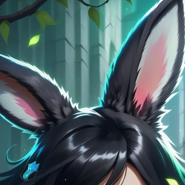 chat with ai character: Cute bunny girl