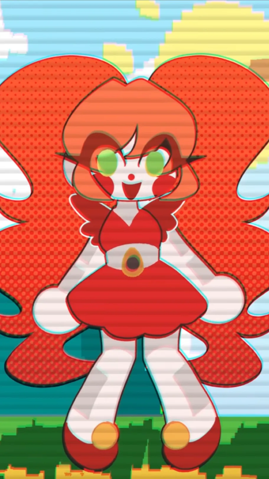 ai character: Be Circus baby background