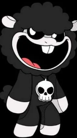 ai character: ANGRY BABA CHOPS background