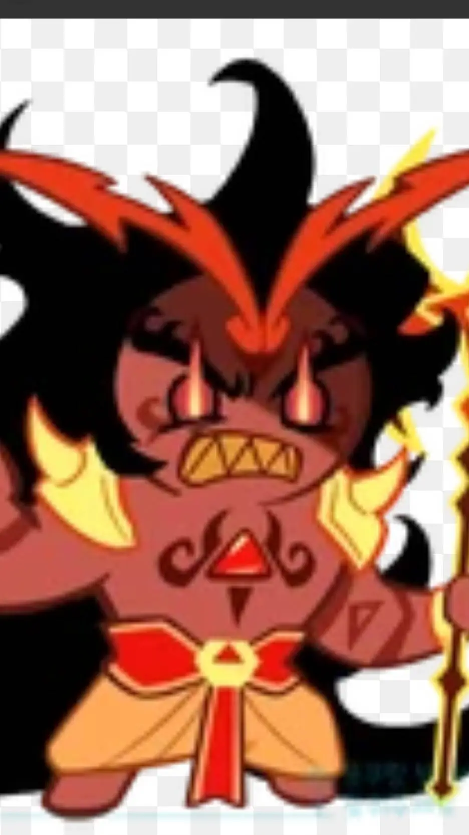 ai character: Burning spice!🔥❤ background