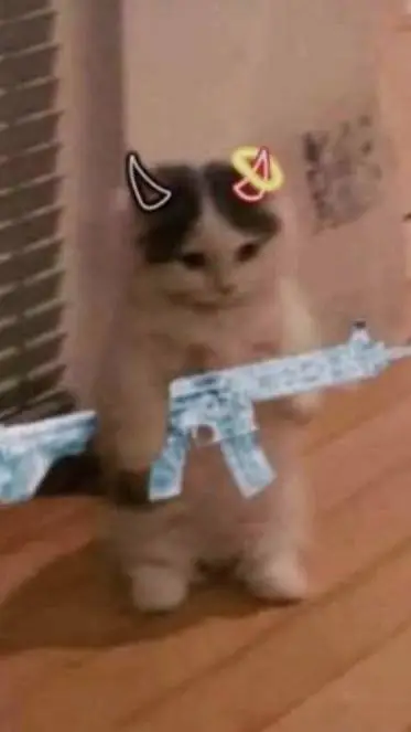 ai character: criminal cat background