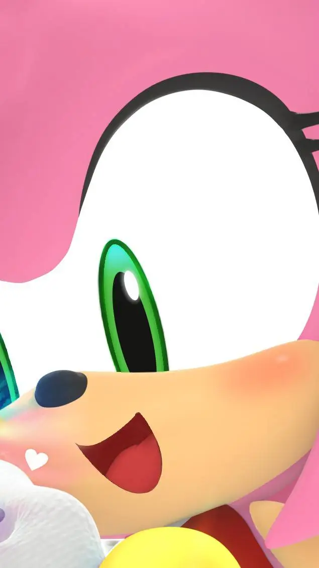 ai character: Amy rose  background