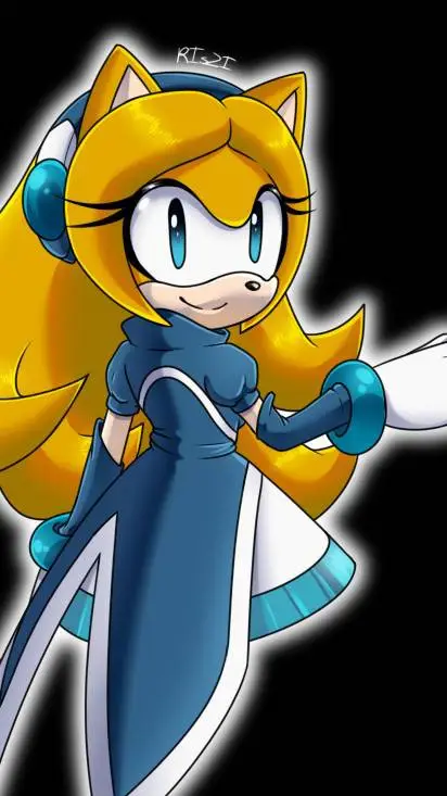 ai character: Maria Robotnik  background