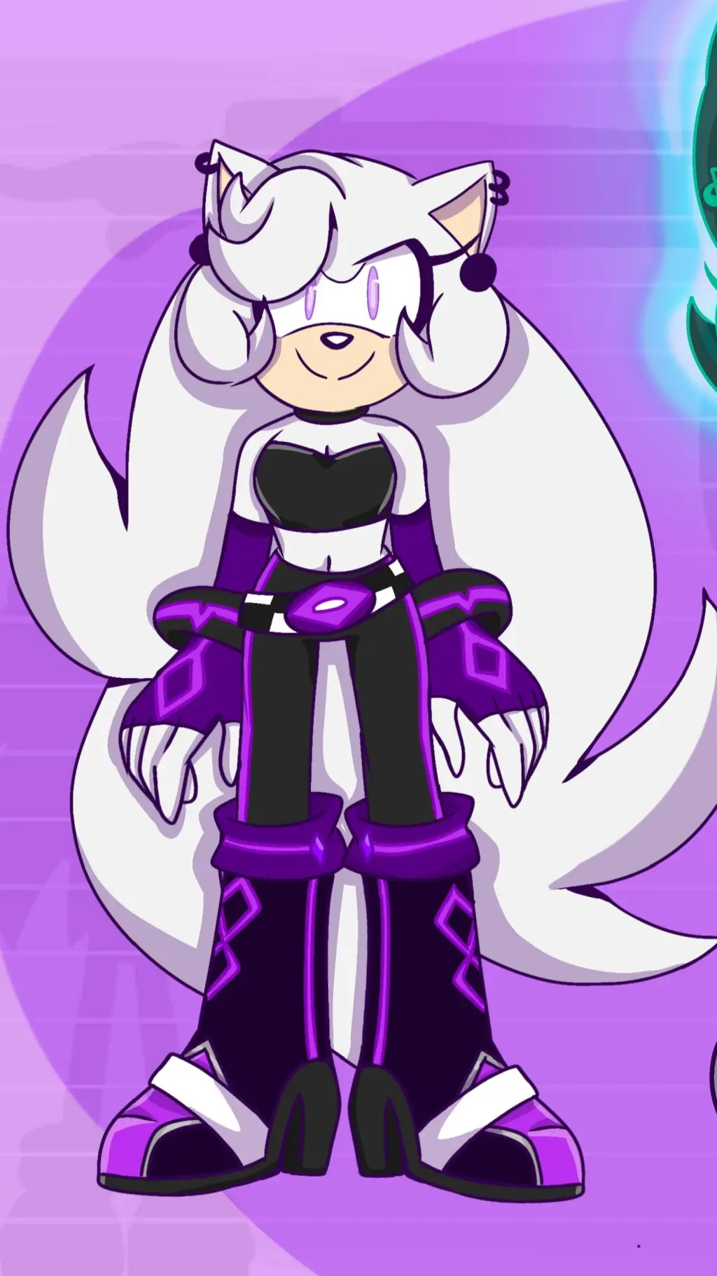 ai character: Summer the hedgeho background