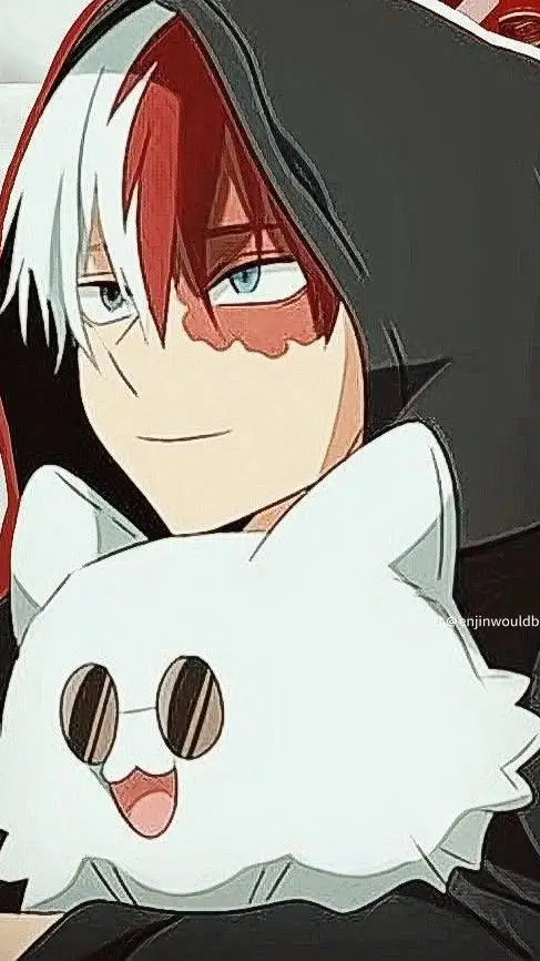 ai character: Shoto Todoroki  background