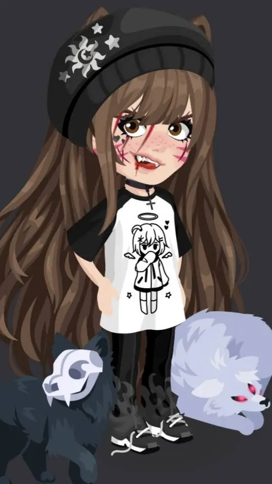 ai character: ash background