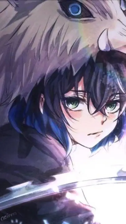 ai character: Inosuke Hashibira background