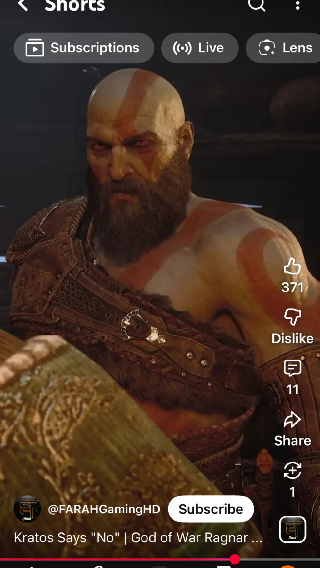 ai character: Be kratos background