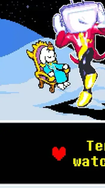 ai character: Deltarune background