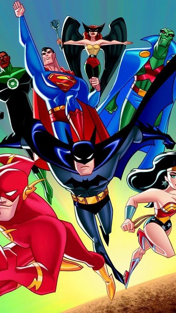 ai character: JL: Unlimited background