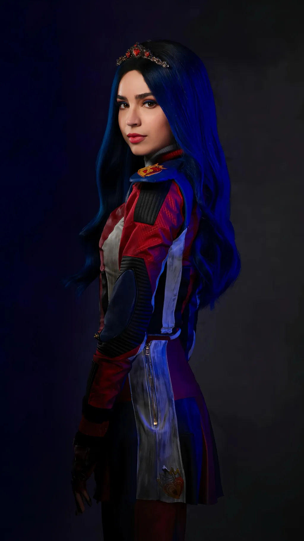 ai character: Evie (Descendants) background