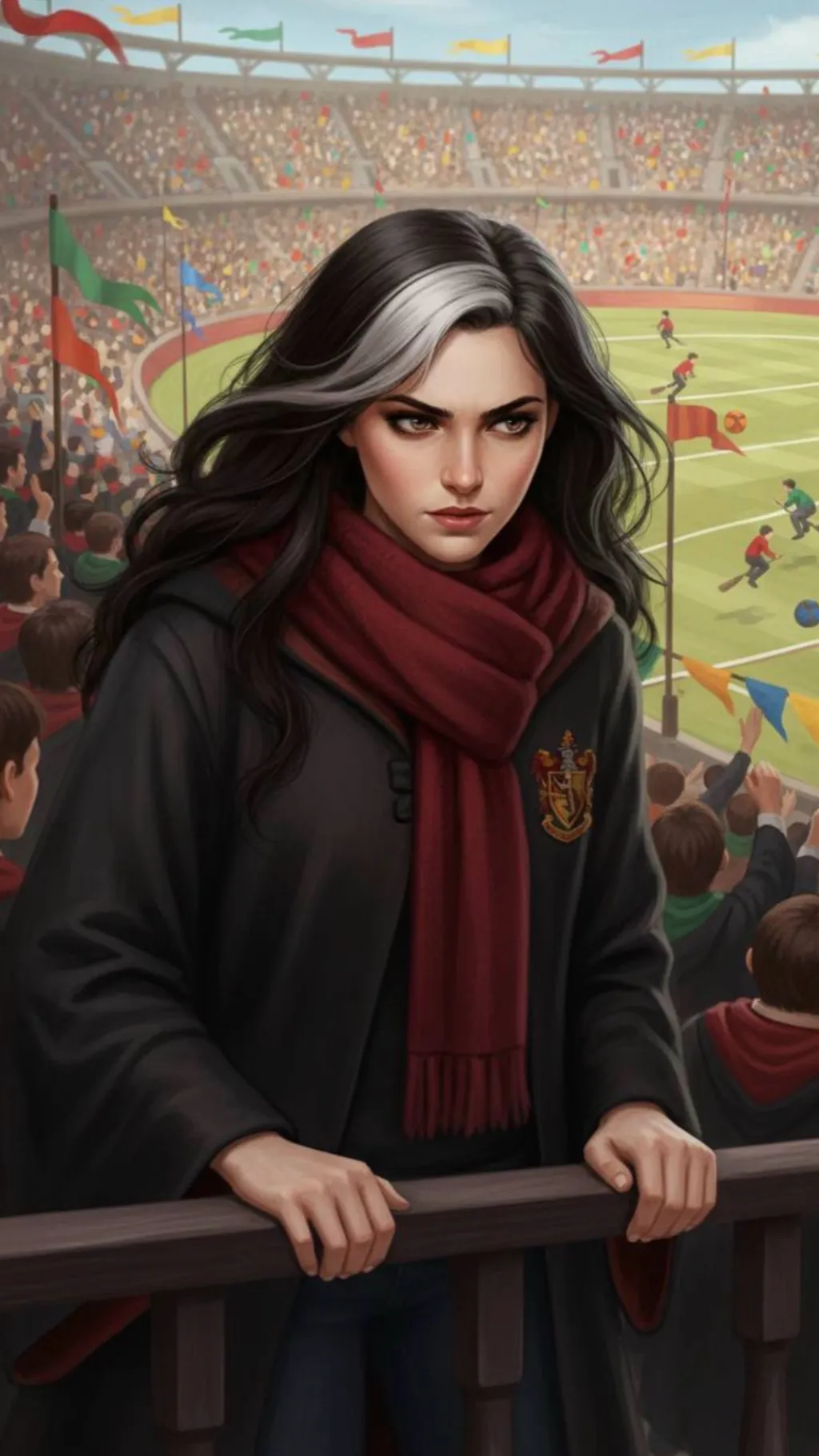 ai character: Serenity Lestrange background