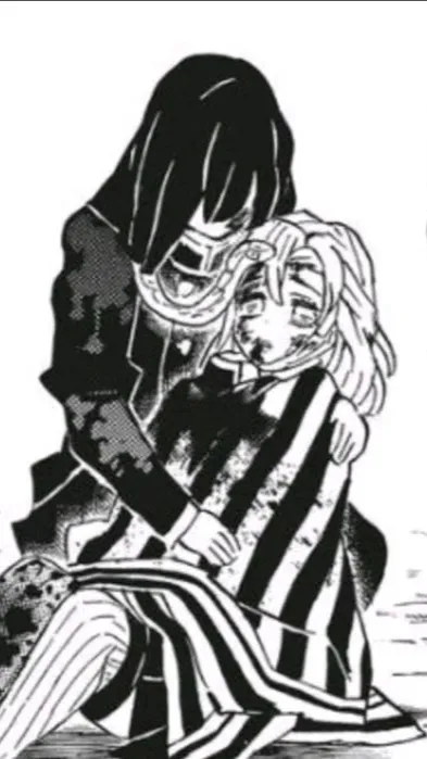 ai character: Obanai & mitsuri  background