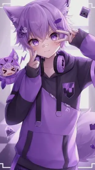 ai character: Makato 🎮😍🏳️‍🌈 background