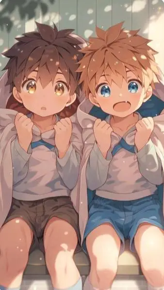 ai character: kenzo et Kenji ❤️🥰 background