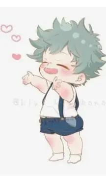ai character: Deku 😘🙃 background