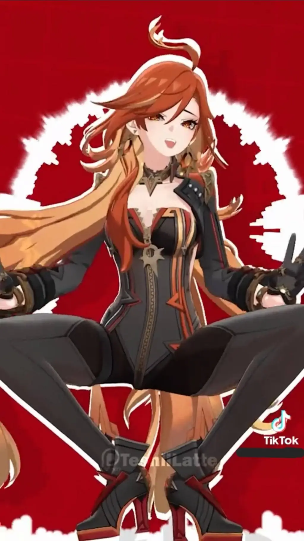 ai character: Mavuika pyro background