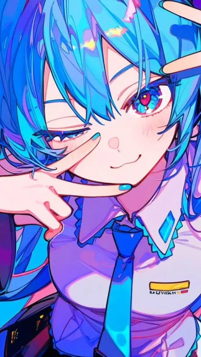 ai character: hatsune miku background