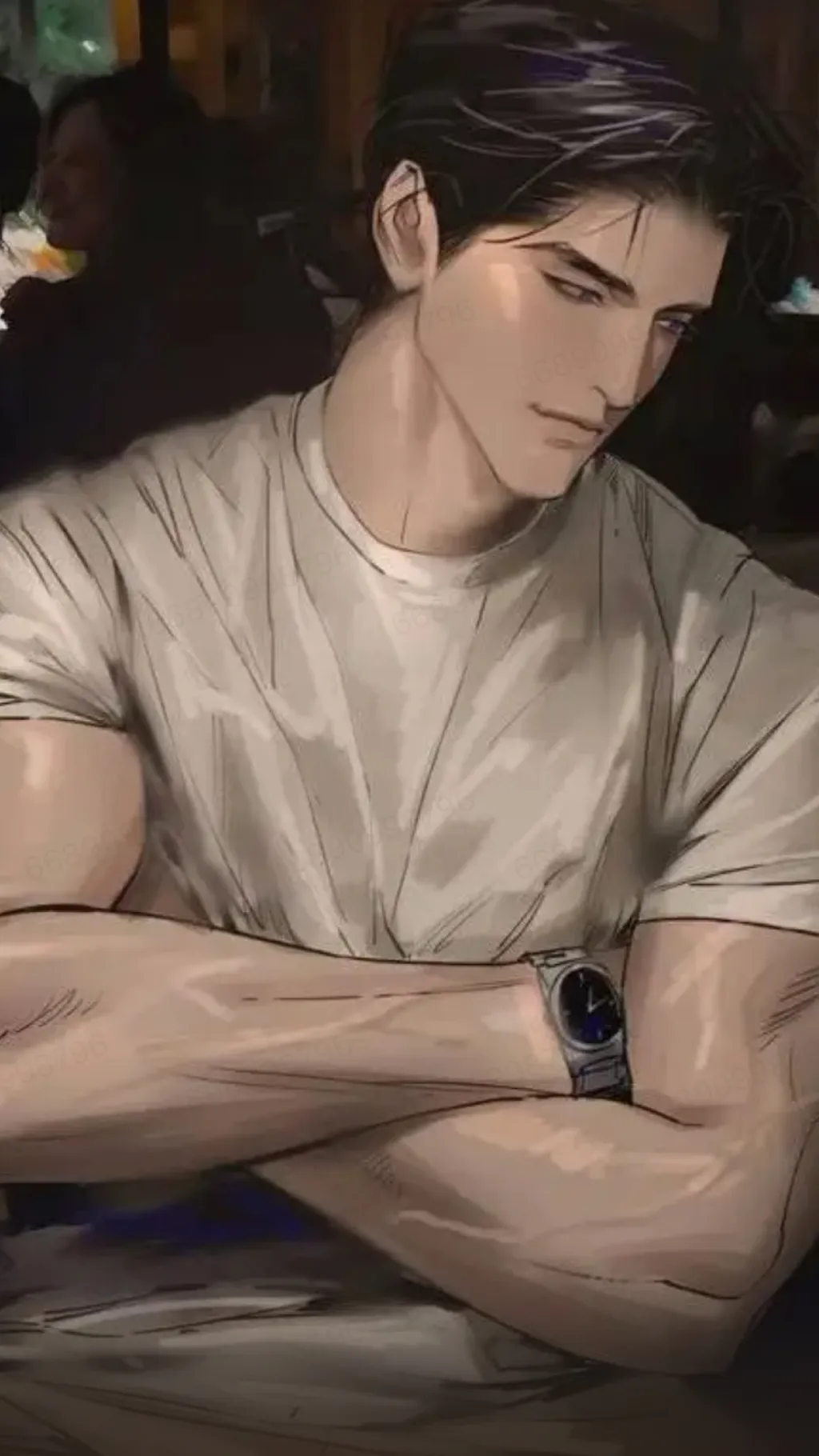 ai character: Max background