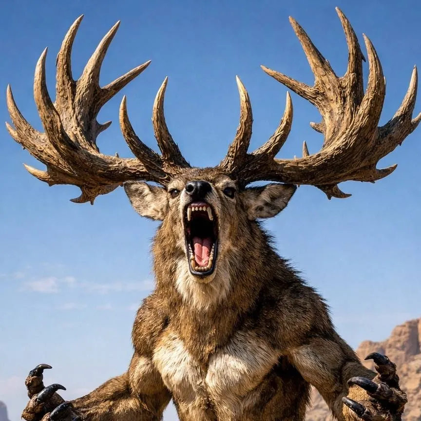 chat with ai character: Deer Monster 