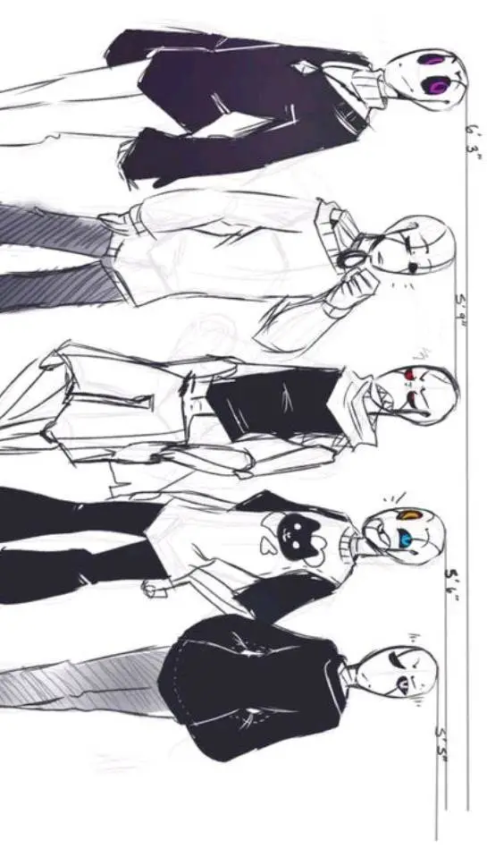 ai character: Gaster Gang Au background
