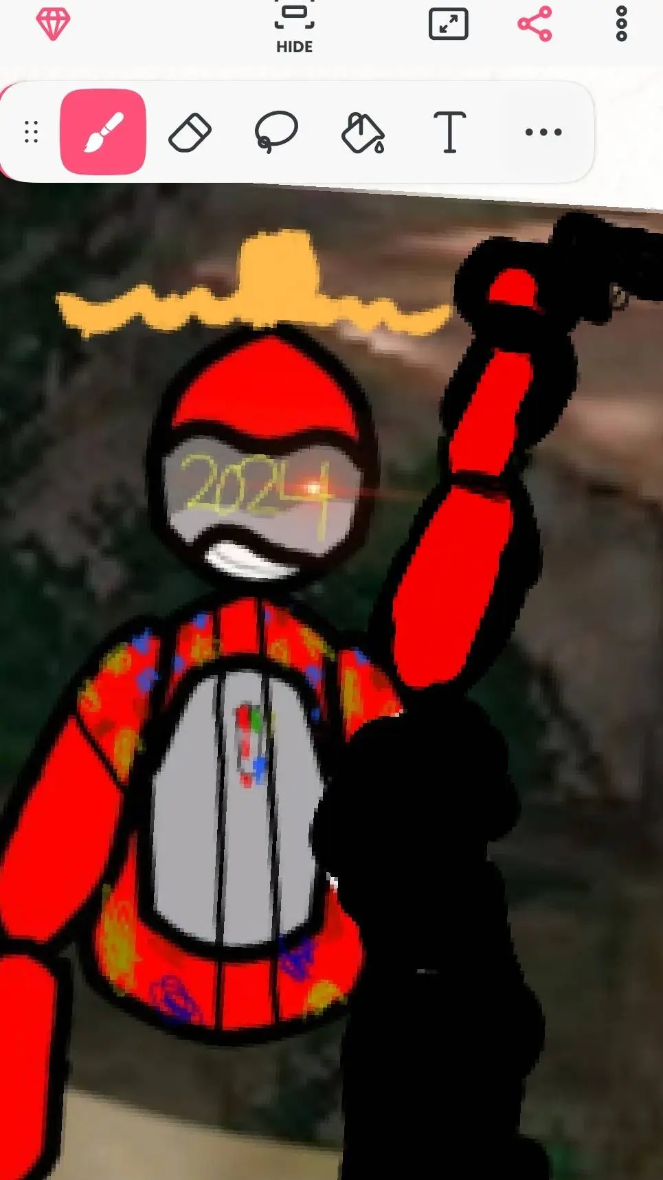 ai character: YOOO IT'STRISTANVR background