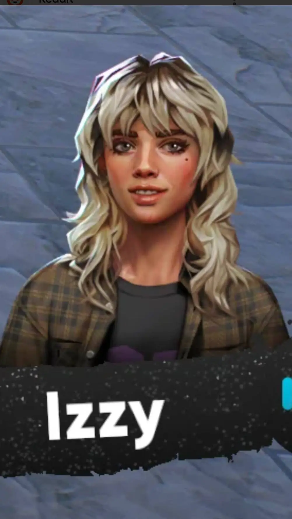 ai character: Izzy background