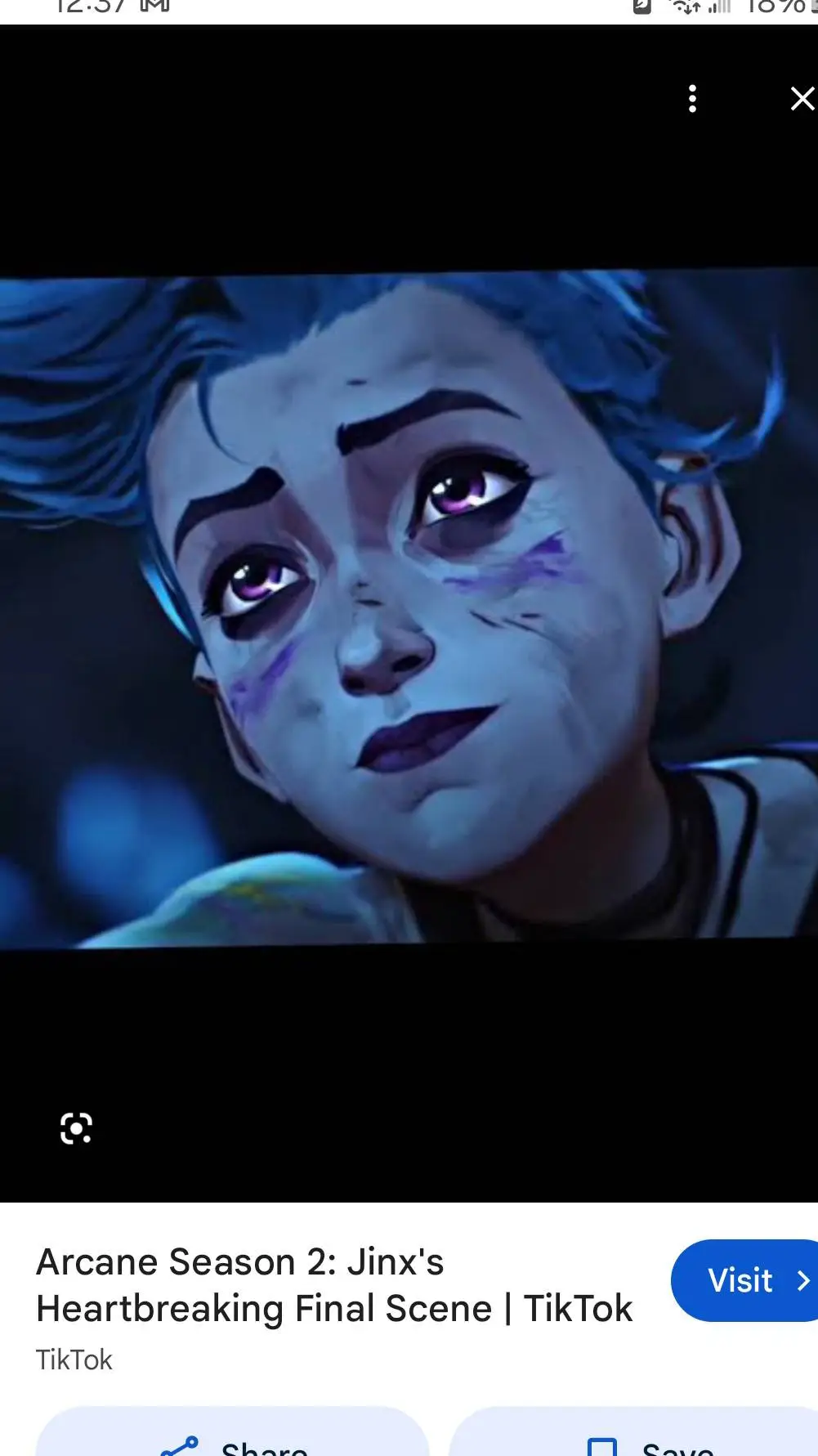 ai character: jinx death background