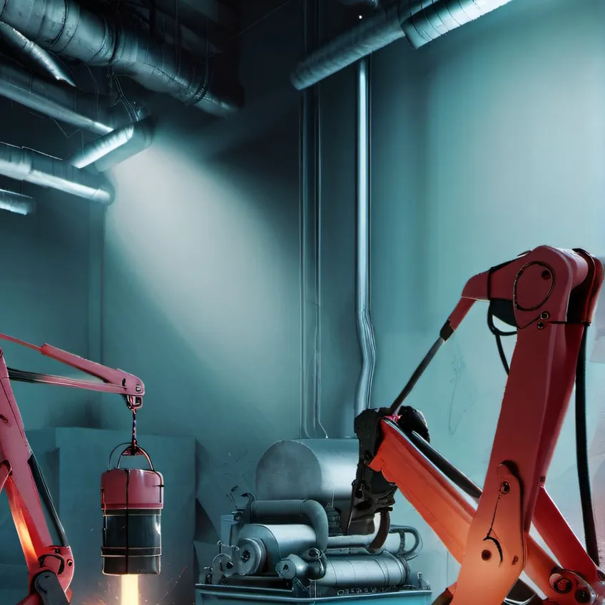 chat with ai character: Robot factory