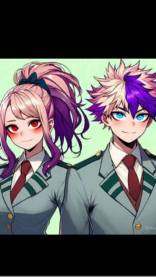 ai character: bnha gemela=bakugo background