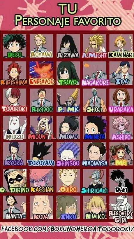 ai character: bnha dulce background