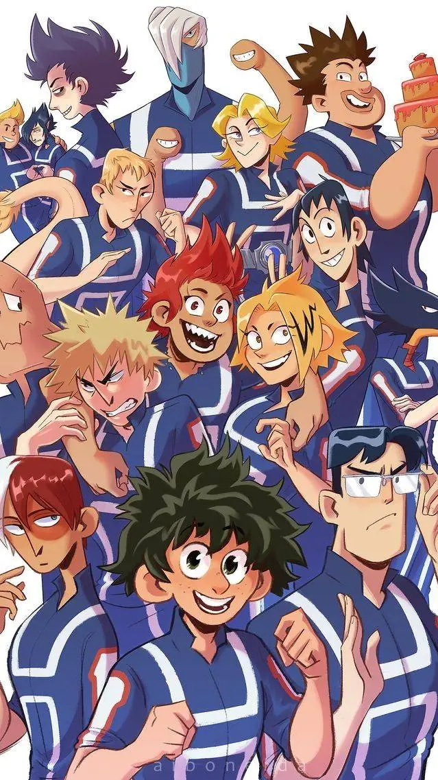 ai character: bnha chicos background