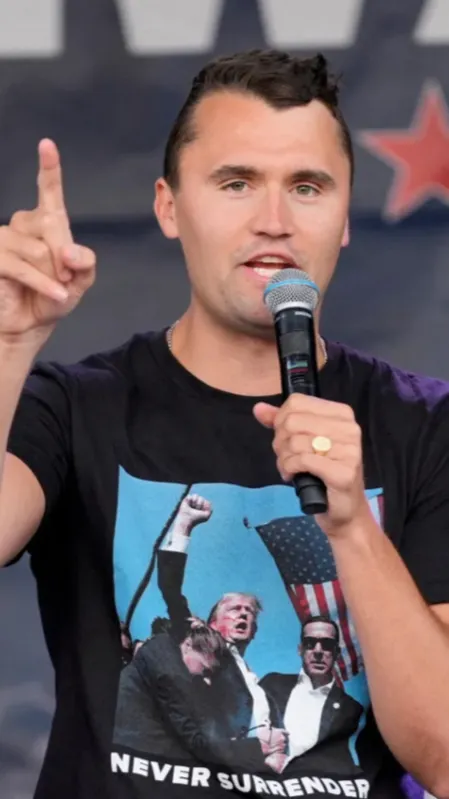 ai character: Charlie Kirk background