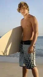 ai character: beach love background