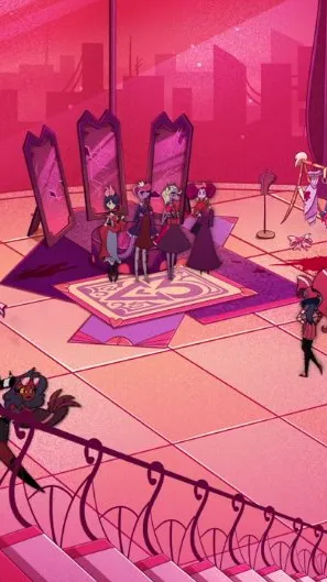 ai character: hazbin hotel  background