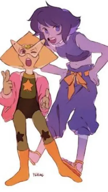 ai character: Lapis x Peridot  background