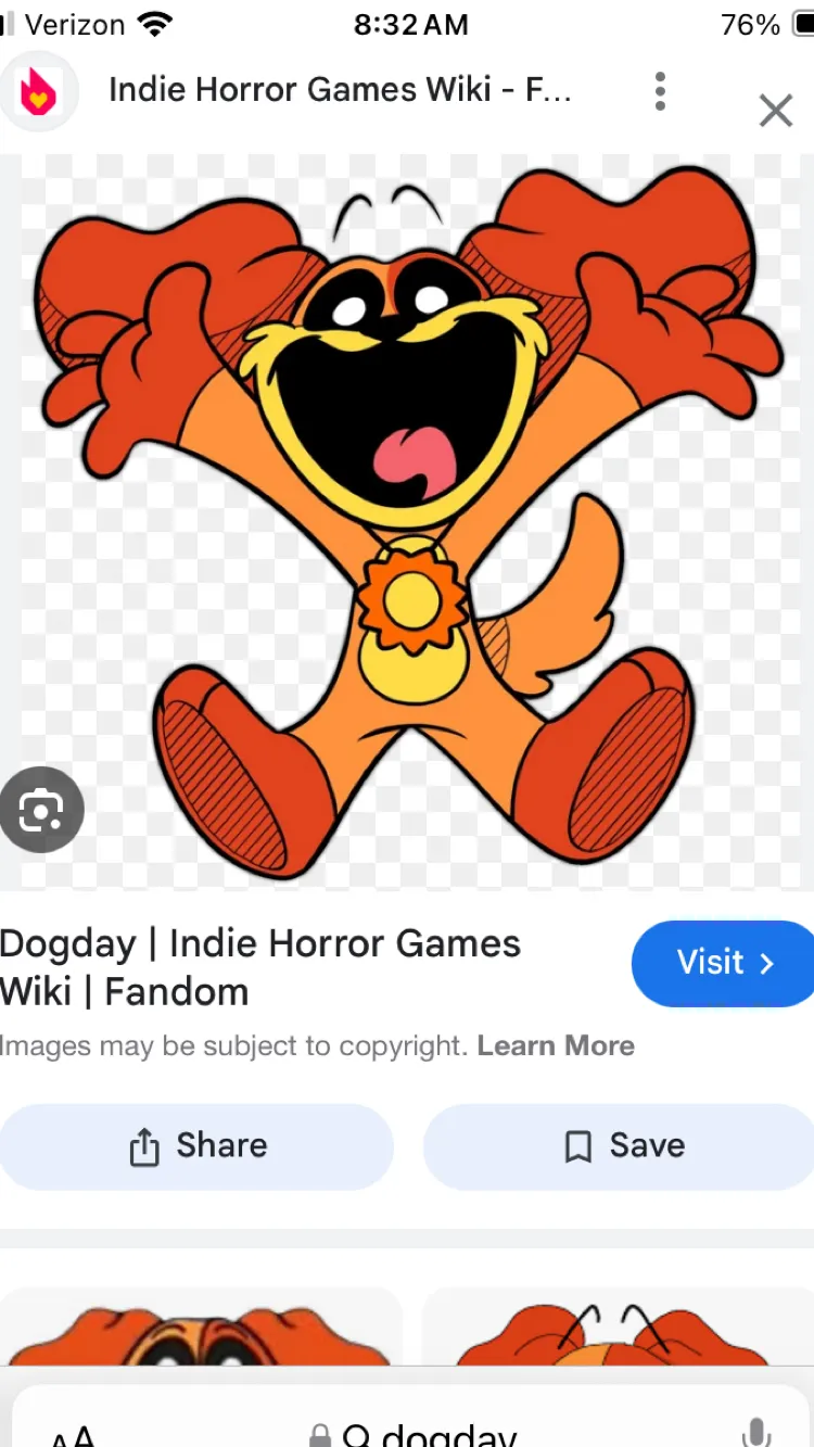 ai character: Dogday background