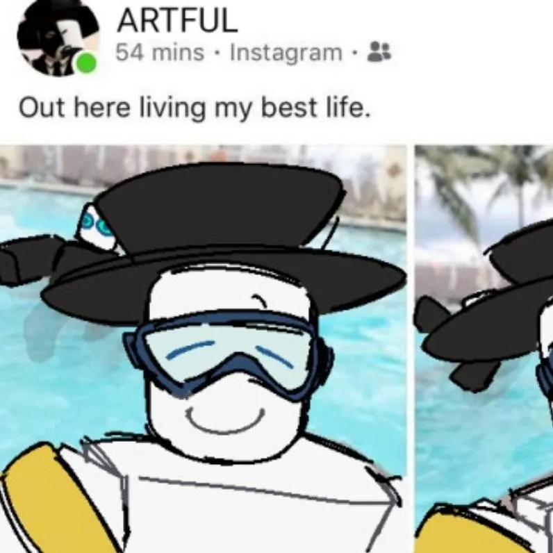 chat with ai character: DOD but pool party