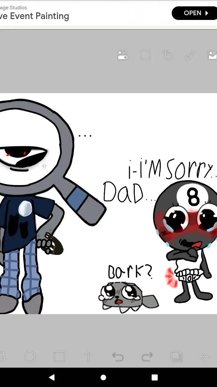 ai character: Roger&toodles  background
