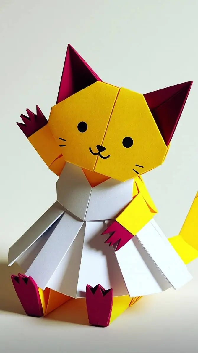 ai character: scraps the cutecat background