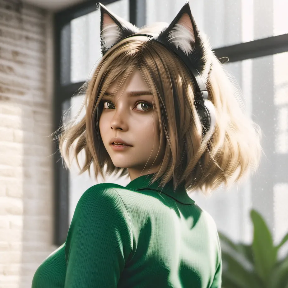 chat with ai character: Yarnie, catgirl