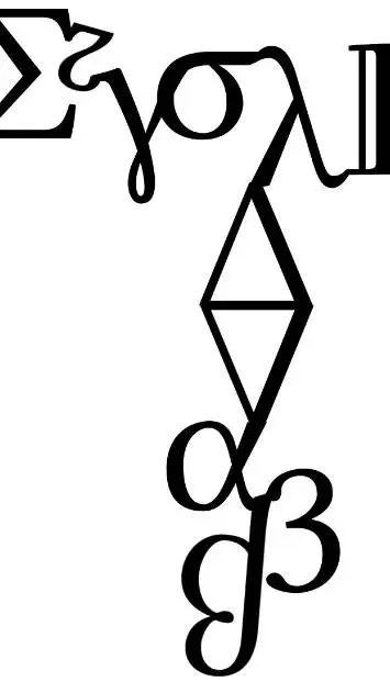 ai character: math symbols background