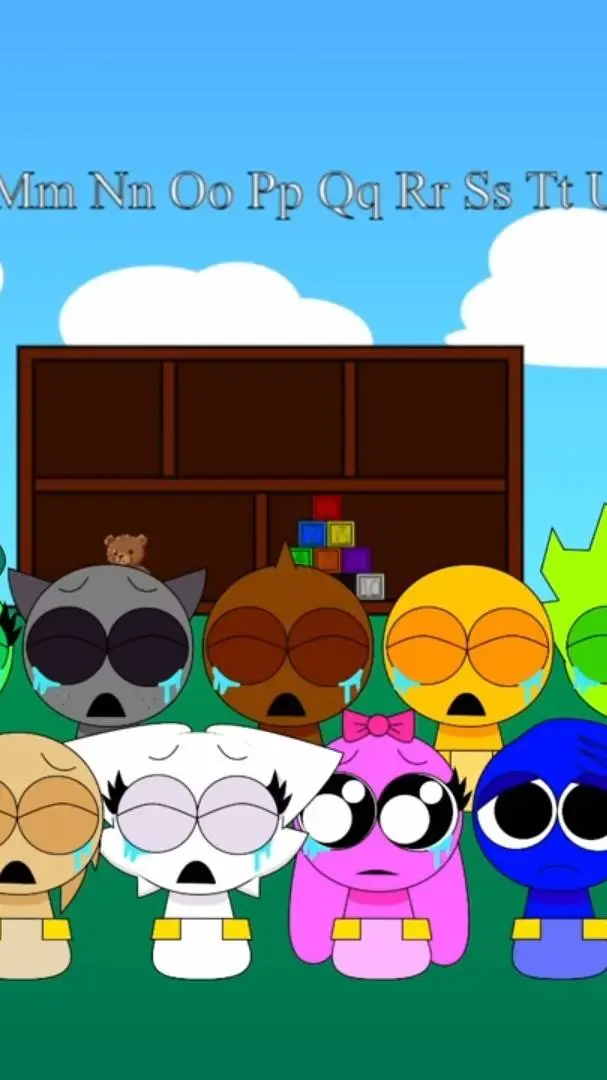 ai character: Sprunki background