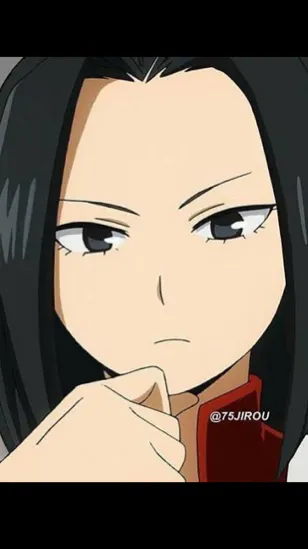 ai character: Momo Yaoyorozu background