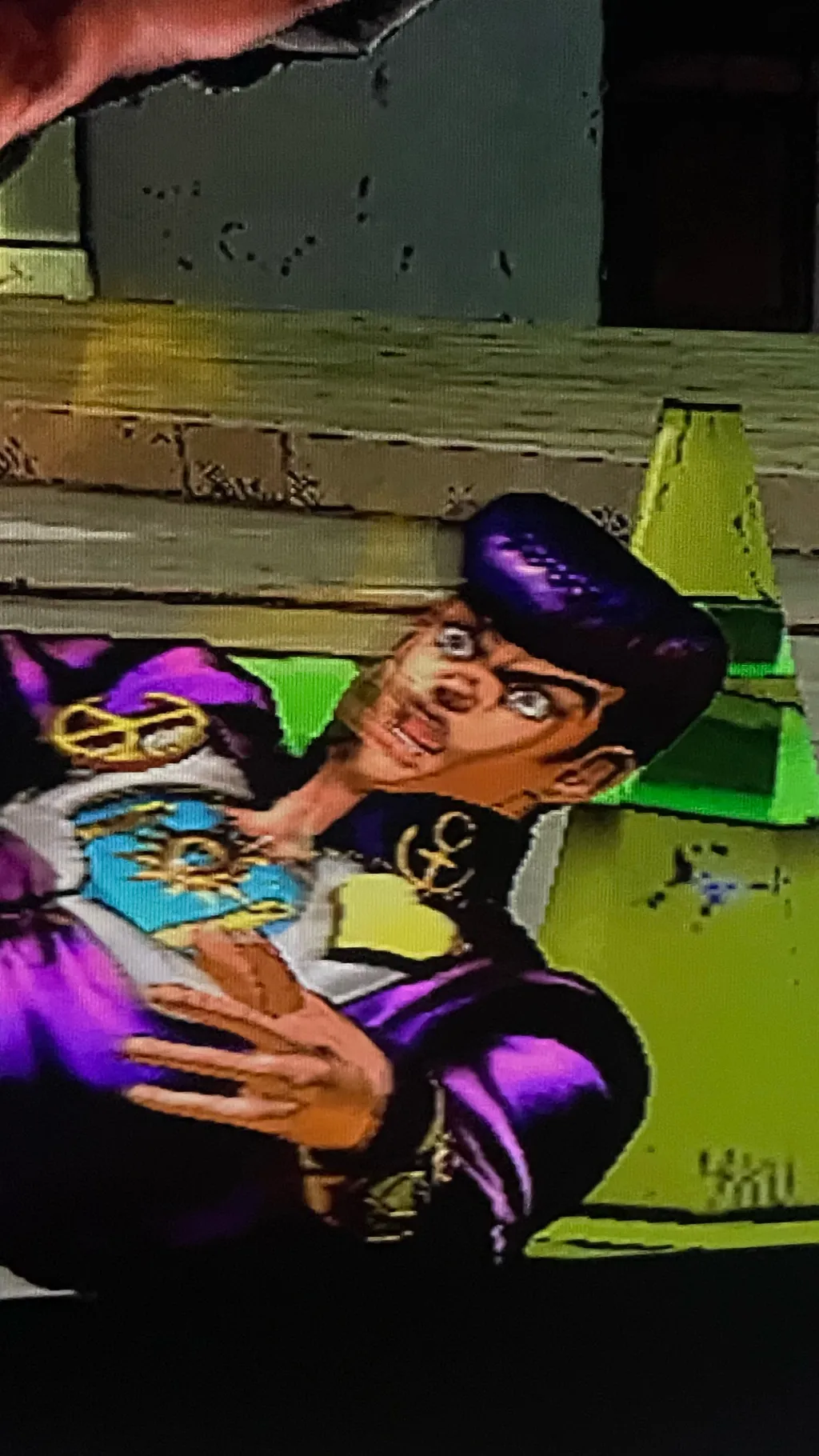 ai character: Mha x jjba background