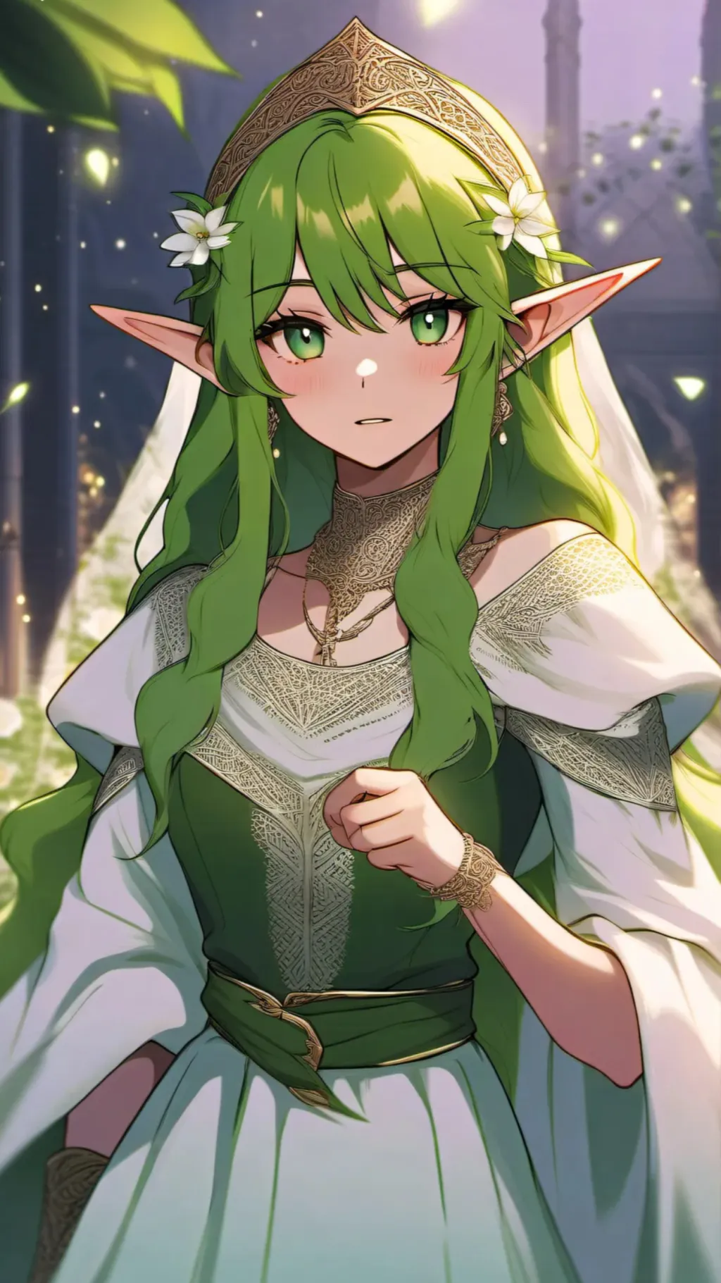 ai character: Princess magerit  background