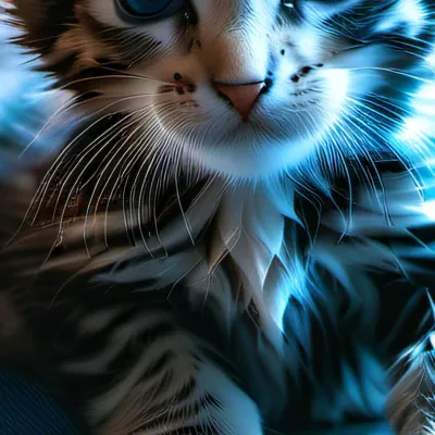 chat with ai character: House fire kitten