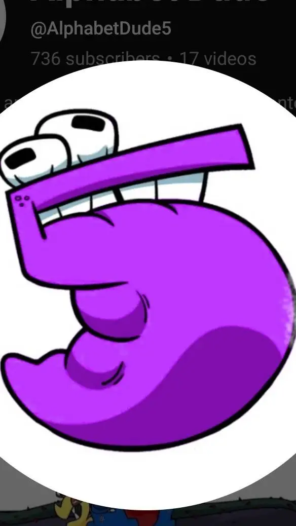 ai character: purple 5 background