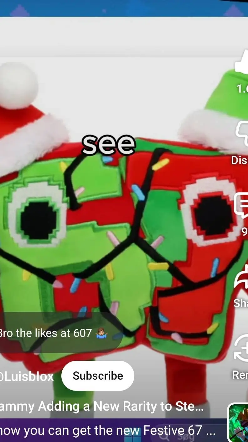 ai character: FESTIVE 67 PLUSH background